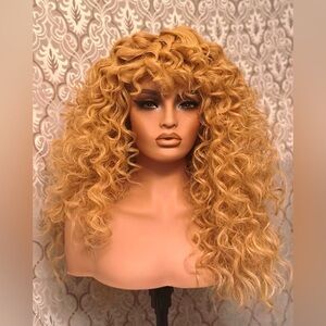 Golden Honey Blonde Maiden Inspired Wig